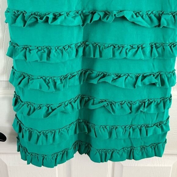 Hanna Andersson Green Ruffle Dress Sz 120 (US 6/7) - Picture 15 of 15